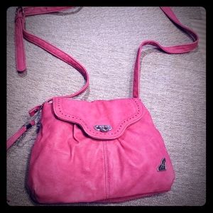 Hot pink Roxy cross body bag
